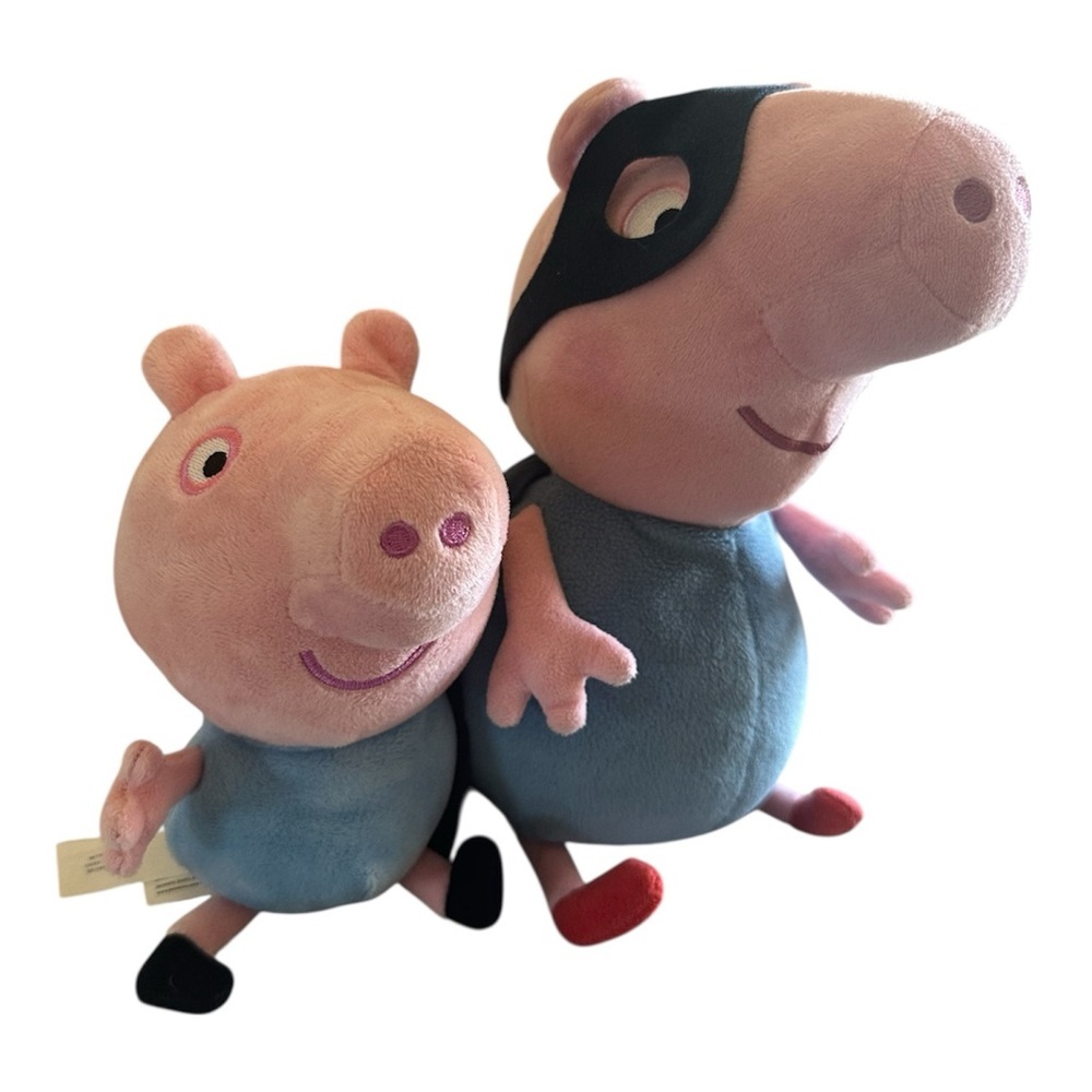George Brand Peppa Pig Plush Duo - Pink and Blue